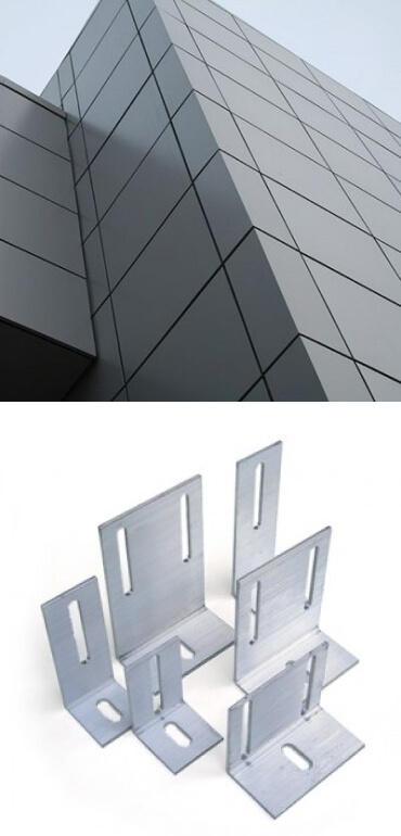 Алюмінієві вентильовані фасади