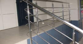 Сходові поручні з нержавійки