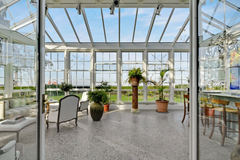 Монтаж зимового саду