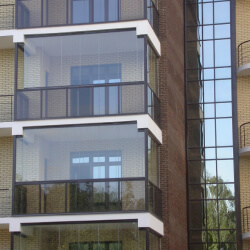 Холодне фасадне скління Холодне фасадне скління