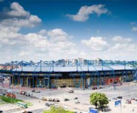 Скління стадіона-учасника UEFA Euro 2012 «Металіст»