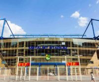 Скління стадіона-учасника UEFA Euro 2012 «Металіст»