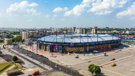 Фасадні системи стадіона-учасника UEFA Euro 2012 «Металіст»