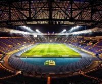 Скління стадіона-учасника UEFA Euro 2012 «Металіст»