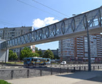 Пішохідний надземний перехід на проспекті Гагаріна