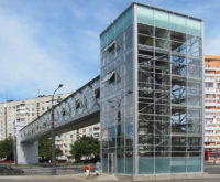 Пішохідний надземний перехід на проспекті Гагаріна