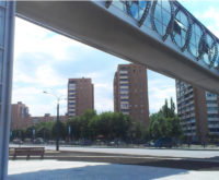 Пішохідний надземний перехід на проспекті Гагаріна