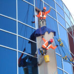 Монтаж стеклянного фасада цена